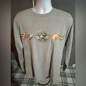 Walt Disney World Soarin Mickey Mouse Long Sleeve T-Shirt Size L Disneyland